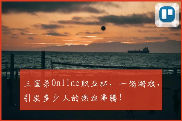 三国杀Online职业杯，一场游戏，引发多少人的热血沸腾！